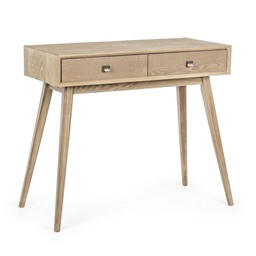 [S-B0745836] Consolle Alannis 2 cassetti in legno nobilitato - Misure: 90x40x78 cm