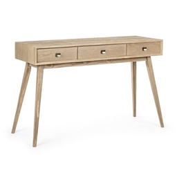 [S-B0745837] Consolle Alannis 3 cassetti in legno nobilitato - 120x40x78 cm