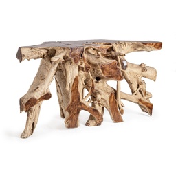 [S-B0680576] Consolle in legno naturale Lisandra 150x45 cm