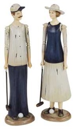 [S-V9107200000] Coppia Polo Blu TN-1432 cm. 10 x 9 h 37,5