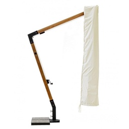 [S-B0795660] Copri ombrellone a braccio in poliestere Capua ecru 3x4