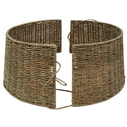 [S-V6141140000] Copribase albero natale marrone tondo 66x55h28
