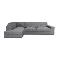 [S-FZ99237] Copridivano Jaz angolare sinistro grigio 350-500