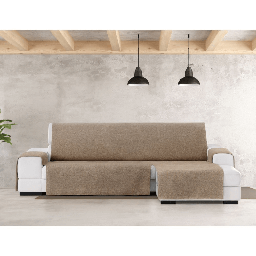 [S-FZ99217] Copridivano Valeria penisola destra beige 240