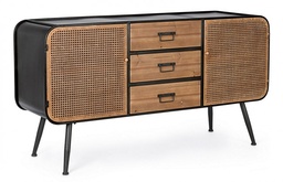 [S-B0746637] Credenza vintage Elton 2 ante e 3 cassetti