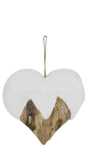 [S-V9143130000] Cuore Innevato Medio - Dimensioni: 30 x 30 cm