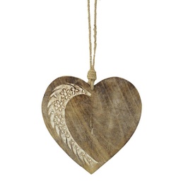 [S-V6007260000] Cuore Legno Intarsiato 31x30 cm