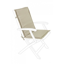 [S-B0806723] Cuscino Poly sfoderabile avana schienale medio
