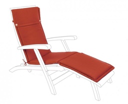 [S-B0806655] Cuscino Rosso Arancio Steamer in Poliestere 180gr/m2