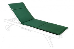 [S-B0806348] Cuscino Verde Scuro per Lettino in Poliestere 180gr/m2