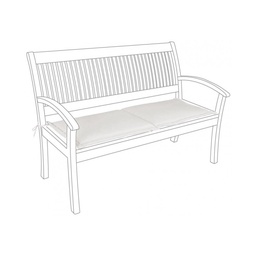 [S-B0805590] Cuscino Poly180 naturale panca 2 posti