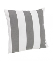 [S-B0806754] Cuscino Righe Bianco-Grigio 43X43