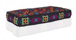 [S-B0748503] Cuscino Seduta Divano Latika Fantasy 100% Cotone Trapuntato a Mano