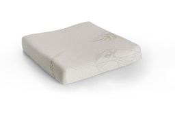 [S-MA/029] Cuscino in memory foam bianco 42x42x7 cm
