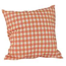 [S-V9130650000] Cuscino Quadretti Arancio 40 x 40 cm