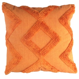 [S-V2512390000] Cuscino Tessuto Arancione 40x40x12 cm - Comfort e Stile Ineguagliabili