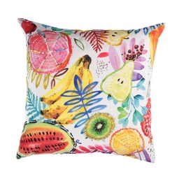 [S-V2510070000] Cuscino tessuto frutta quadro 43x43x12 cm