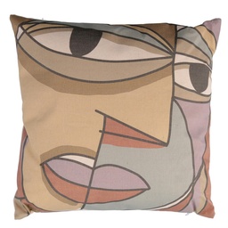 [S-V2500160000] Cuscino Multicolor Quadro Tessuto 38x38 cm
