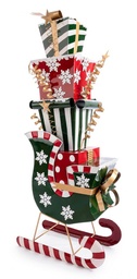 [S-B0937187] Decor Slitta Astra C-Regali Rosso
