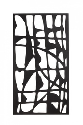 [S-B0181729] Decorazione Parete Zaira Nero 60x110