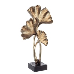 [S-B0130585] Decorazione in poliresina Ginko, altezza 53 cm