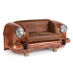 [S-B0746161] Divano Ambassador in pelle marrone 159x65x75h cm