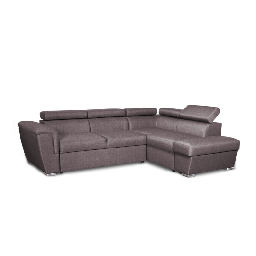 [S-FZ99059] Divano penisola destra London Style funzione letto taupè