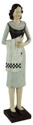 [S-V9132040000] Statuetta Donna JW-9690 18 x 12,5 x 64 cm