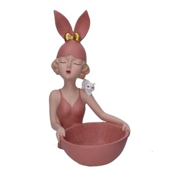 [S-V8543010000] Svuotatasche viola in resina per donna - 17x19x32 cm