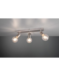 [S-TRIOR80183007] Faretto Spot 3xE27 Vannes Nichel L44 cm Trio Lighting