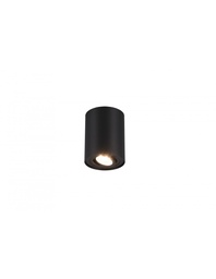 [S-TRIO612900132] Faretto Spot GU10 Orientabile Cookie Cilindro Nero Trio Lighting