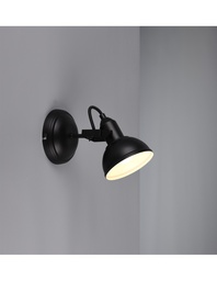 [S-TRIOR80151032] Faretto Spot Gina Nero Opaco Ø13 cm Trio Lighting