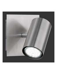 [S-TRIO802400107] Faretto Spot Orientabile Marley GU10 Nichel Trio Lighting