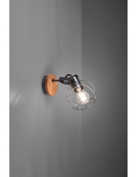 [S-TRIO805300188] Faretto Spot Vintage Orientabile Madras Trio Lighting