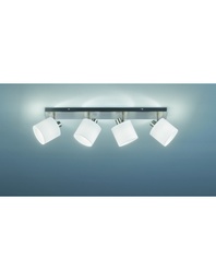 [S-TRIOR80334001] Faretto Tommy 4xE14 Spot Nichel L70 cm Trio Lighting