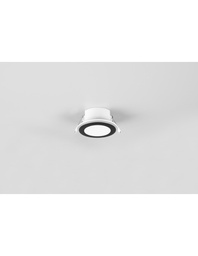 [S-TRIO652310131] Faretto da Incasso Aura Tripla Accensione Led Dimmer Nero Ø8 cm Trio Lighting