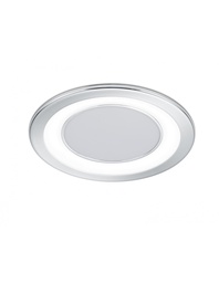 [S-TRIO652610106] Faretto da Incasso Core Doppio Led 10w 3000k Ø14 cm Cromo Trio Lighting