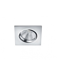 [S-TRIO650410106] Faretto da Incasso Quadrato Pamir Led 5,5w 3000k Cromo Trio Lighting