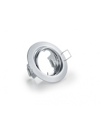 [S-TRIO650100106] Faretto da Incasso Rotondo Jura 1xGU10 Cromo Ø8 cm Trio Lighting