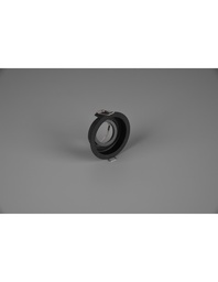 [S-TRIO651500132] Faretto da Incasso Rotondo Kenai 1xGU10 Nero Ø9 cm Trio Lighting