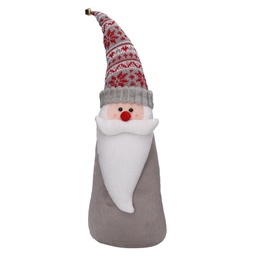 [S-V6162520000] Fermaporta babbo natale in poliestere cm12x11h41