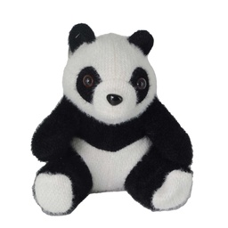 [S-V1870880000] Fermaporta in tessuto con panda, 20x18x20 cm