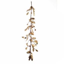 [S-V6060580000] Festone Oro con Pigne 1x126x1 cm