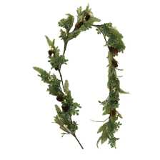 [S-V6323730000] Ghirlanda verde in plastica cm150