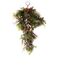[S-V6323350000] Festone verde in plastica cm26h68