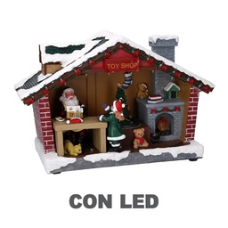 [S-V6143240000] Giostrina resina con luci led negozio di giocattoli cm35x14h23