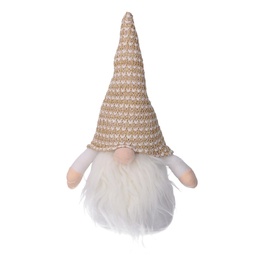 [S-V6192130000] Gnomo tessuto bianco oro cmh36