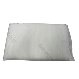 [S-FZ98702] Guanciale Memory Foam 75x45x13H federa Silver Therapy