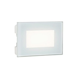 [S-SOV98193/02] Incasso Vetro 3W Led 3000K - Luce Calda - Risparmio Energetico 90%