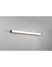 [S-TRIO283817932] Lampada da Parete Bagno LED 12W Fabio Nero L80 cm
